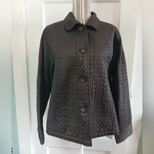 VTG Chico's Lightweight Ladycoat Chocolate Brown - size 3/xl